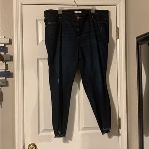 LOFT modern skinny ankle jeans